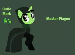 Size: 654x486 | Tagged: safe, artist:selenaede, artist:worldofcaitlyn, derpibooru import, ponified, pony, base used, green background, lego, master plague, simple background, the lego movie, unikitty! (tv series)