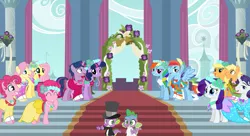 Size: 1211x660 | Tagged: a canterlot wedding, applejack, applejack (male), applejacks (shipping), artist:404compliant, artist:90sigma, artist:drfatalchunk, artist:kayman13, artist:mamandil, artist:psyxofthoros, artist:sapoltop, artist:saveman71, artist:trotsworth, barb, bridesmaid dress, bubble berry, bubblepie, butterscotch, clothes, dashblitz, derpibooru import, dress, dusk shine, dusktwi, elusive, female, flutterscotch, fluttershy, male, male six, mane seven, mane six, marriage, pinkie pie, r63 paradox, rainbow blitz, rainbow dash, rarilusive, rarity, rule 63, safe, selfcest, self paradox, self ponidox, shipping, spike, spikebarb, straight, tuxedo, twilight sparkle, wedding, wedding dress