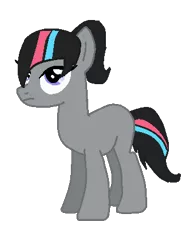 Size: 339x437 | Tagged: safe, artist:kawaiinikki, artist:selenaede, derpibooru import, ponified, pony, base used, lego, simple background, solo, the lego movie, transparent background, wyldstyle