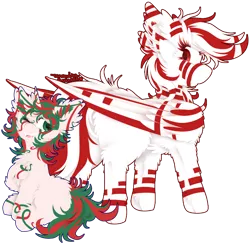 Size: 1024x1008 | Tagged: safe, artist:vanillaswirl6, derpibooru import, oc, oc:hungary, oc:poland, unofficial characters only, pony, duo, eastern europe, hungary, poland, simple background, transparent background, vanillaswirl6's nation ponies