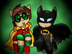 Size: 3648x2736 | Tagged: safe, artist:bubbleice720, derpibooru import, ponified, pony, batman, lego, request, robin, the lego batman movie