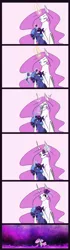 Size: 1138x4073 | Tagged: safe, artist:lunaritass, derpibooru import, princess celestia, princess luna, pony, comic, floral head wreath, flower, magic, pink-mane celestia, royal sisters, s1 luna, sisterly love