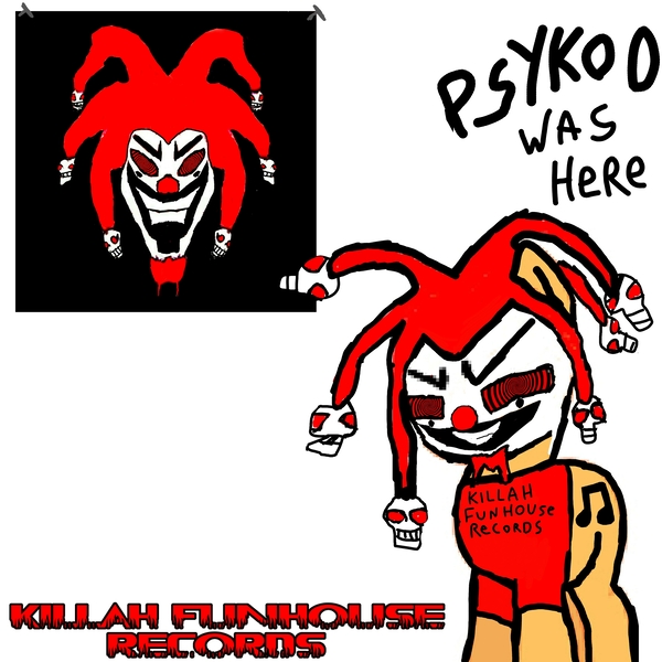 Size: 3000x3000 | Tagged: safe, derpibooru import, oc, ponified, pony, clown, insanity, jester, juggalo, killah funhouse records, lunatic, ms paint, psyko d, red