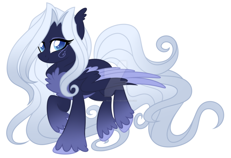 Size: 1600x1092 | Tagged: safe, artist:crystal-tranquility, derpibooru import, oc, pegasus, pony, chest fluff, deviantart watermark, female, mare, obtrusive watermark, simple background, solo, transparent background, two toned wings, watermark, wings