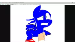 Size: 950x550 | Tagged: safe, artist:boltshine, artist:stephiekitty2004, derpibooru import, ponified, pony, base used, ms paint skills almost non-existent, screenshots, sonic the hedgehog, sonic the hedgehog (series), story included