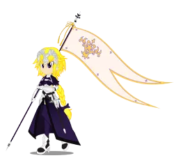 Size: 10536x9559 | Tagged: safe, artist:trungtranhaitrung, derpibooru import, equestria girls, crossover, equestria girls-ified, fate/apocrypha, fate/grand order, fate/stay night, flag, jeanne d'arc, ruler