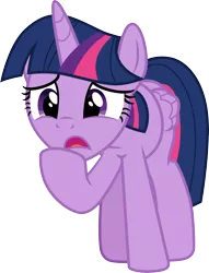 Size: 3000x3929 | Tagged: safe, artist:cloudyglow, derpibooru import, twilight sparkle, twilight sparkle (alicorn), alicorn, pony, father knows beast, .ai available, cute, simple background, solo, transparent background, twiabetes, vector