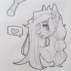 Size: 959x960 | Tagged: artist needed, safe, derpibooru import, oc, oc:sugar boy, unofficial characters only, pony, heart, solo, traditional art