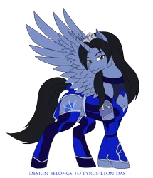 Size: 1534x1784 | Tagged: safe, artist:pyrus-leonidas, derpibooru import, ponified, alicorn, pony, series:mortal kombat:defenders of equestria, armor, boots, clothes, female, jewelry, kitana, looking at you, mare, mortal kombat, mortal kombat 11, new outfit, princess, shoes, simple background, smiling, solo, tiara, transparent background, video game crossover