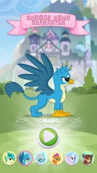 Size: 720x1280 | Tagged: safe, derpibooru import, screencap, gallus, ocellus, sandbar, silverstream, smolder, yona, changedling, changeling, classical hippogriff, dragon, earth pony, gryphon, hippogriff, pony, yak, bow, dragoness, female, hair bow, jewelry, male, monkey swings, necklace, pocket ponies, school of friendship, spread wings, student six, teenager, wings