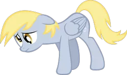 Size: 5015x2971 | Tagged: safe, artist:yenshin, derpibooru import, derpy hooves, pegasus, pony, female, frown, mare, sad, simple background, solo, transparent background, vector