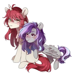Size: 960x960 | Tagged: safe, artist:silvah-chan, derpibooru import, oc, oc:sketchy howl, ponified, unofficial characters only, pegasus, pony, unicorn, female, grell sutcliff, mare, simple background, transparent background