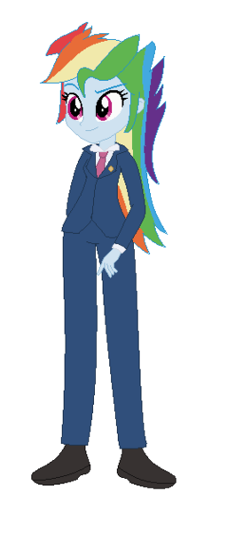 Size: 268x628 | Tagged: safe, artist:fjessemcsm, artist:selenaede, derpibooru import, rainbow dash, human, equestria girls, ace attorney, alternate hairstyle, barely eqg related, base used, capcom, clothes, crossover, necktie, phoenix wright, shoes, suit