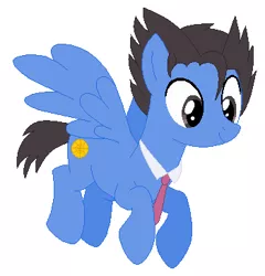 Size: 350x365 | Tagged: safe, artist:fjessemcsm, artist:selenaede, derpibooru import, ponified, pegasus, pony, ace attorney, barely pony related, base used, capcom, crossover, necktie, phoenix wright