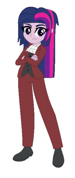 Size: 264x626 | Tagged: safe, artist:dashiepowerbases, artist:fjessemcsm, derpibooru import, twilight sparkle, twilight sparkle (alicorn), alicorn, human, equestria girls, ace attorney, alternate hairstyle, barely eqg related, base used, capcom, clothes, crossover, miles edgeworth, shoes