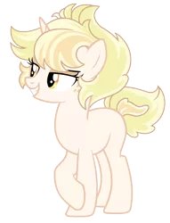 Size: 1184x1552 | Tagged: safe, artist:rosebuddity, derpibooru import, oc, pony, unicorn, female, magical lesbian spawn, mare, offspring, parent:applejack, parent:honey lemon, simple background, solo, transparent background