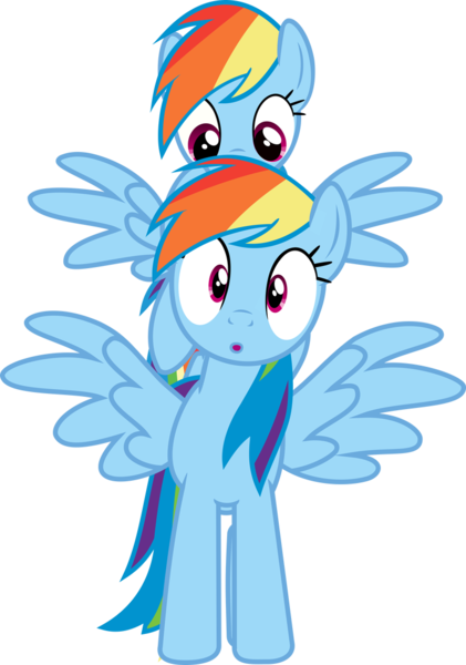 fluttershy rainbow dash vector