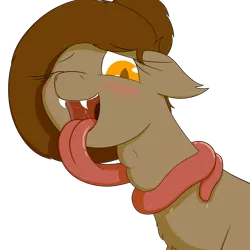 Size: 2100x2100 | Tagged: suggestive, artist:yannerino, derpibooru import, oc, oc:yan, unofficial characters only, bat pony, pony, blushing, drool, fangs, female, fetish, imminent vore, long tongue, maw, mawshot, micro, open mouth, simple background, swallowing, throat bulge, throatplay, tongue out, tongue wrap, transparent background