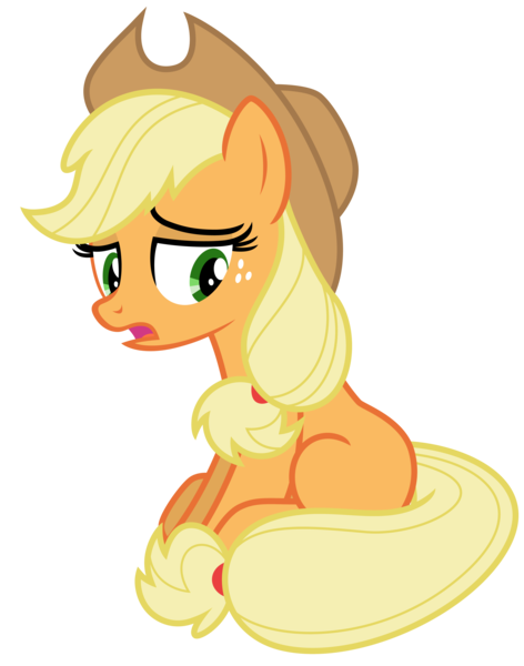 Size: 5512x7000 | Tagged: safe, artist:estories, derpibooru import, applejack, pony, absurd resolution, hat, simple background, solo, transparent background, vector