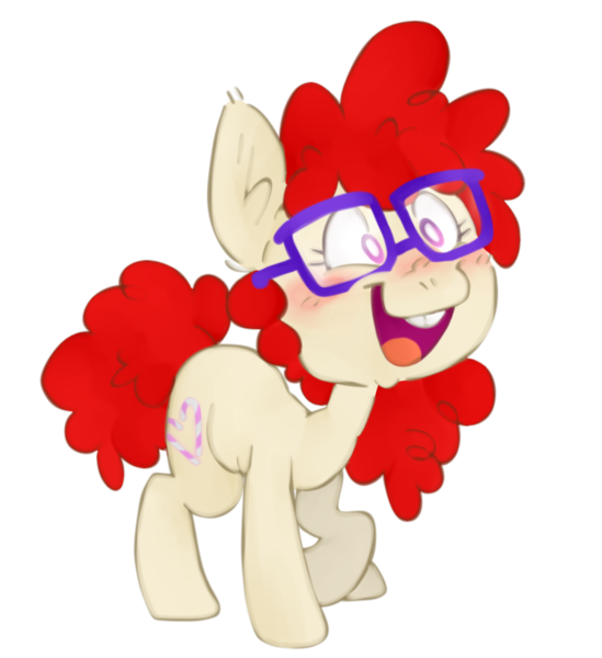 Size: 908x993 | Tagged: safe, artist:angelgashapon, derpibooru import, twist, earth pony, pony, blushing, cute, female, filly, open mouth, simple background, solo, transparent background, twistabetes