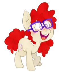 Size: 908x993 | Tagged: safe, artist:angelgashapon, derpibooru import, twist, earth pony, pony, blushing, cute, female, filly, open mouth, simple background, solo, transparent background, twistabetes