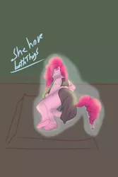 Size: 1280x1920 | Tagged: alternate timeline, anthro, artist:shehaveboththings, balloonbutt, breasts, busty pinkie pie, butt, clothes, derpibooru import, female, molestation, personal space invasion, pinkie pie, sex, sketch, sleeping, sleep molestation, solo, suggestive