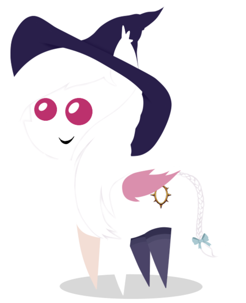 Size: 540x665 | Tagged: safe, artist:souleevee99, derpibooru import, oc, oc:shikaka, unofficial characters only, bat pony, pony, vampire bat pony, albino, bow, braid, clothes, commission, cute, ear fluff, hat, pointy ponies, simple background, smiling, socks, solo, stockings, tail bow, thigh highs, transparent background, witch hat, ych result