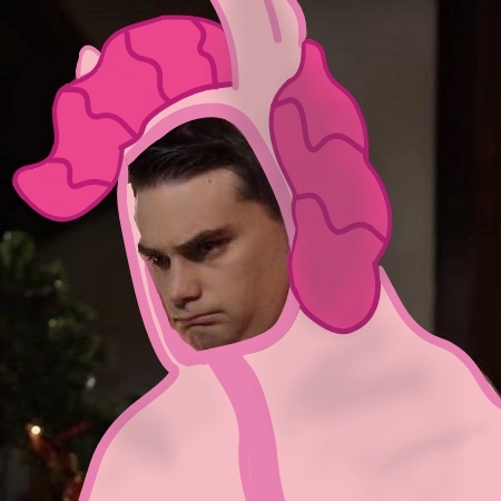 Size: 450x450 | Tagged: artist:gamedevanon, ben shapiro, derpibooru import, human, parody, pinkie pie, safe, solo