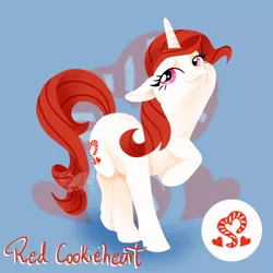 Size: 1000x1000 | Tagged: safe, artist:angexci, derpibooru import, oc, oc:red cookieheart, unofficial characters only, pony, unicorn, reference sheet, solo