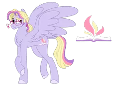 Size: 1280x900 | Tagged: safe, artist:faith-wolff, derpibooru import, oc, unofficial characters only, pegasus, pony, commission, cutie mark, glasses, magical lesbian spawn, male, next generation, offspring, parent:fluttershy, parent:twilight sparkle, parents:twishy, sideburns, simple background, solo, stallion, transparent background
