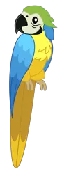 Size: 1451x4096 | Tagged: safe, artist:amarthgul, derpibooru import, bird, blue-and-yellow macaw, macaw, parrot, equestria girls, equestria girls series, spring breakdown, spoiler:eqg series (season 2), animal, no pony, simple background, solo, transparent background, vector
