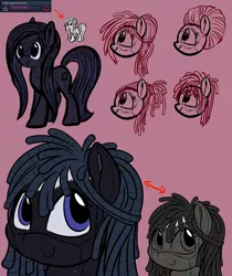 Size: 3840x4568 | Tagged: safe, artist:pirill, derpibooru import, oc, oc:derpi dot, unofficial characters only, pony, april fools, april fools 2019, female, led, meta, reference sheet, simple background, solo