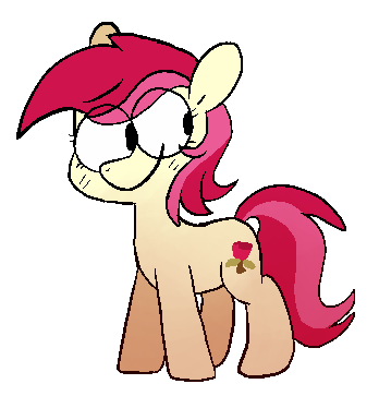 Size: 348x374 | Tagged: safe, artist:pinkiespresent, derpibooru import, roseluck, earth pony, pony, cute, cuteluck, female, mare, smiling, solo