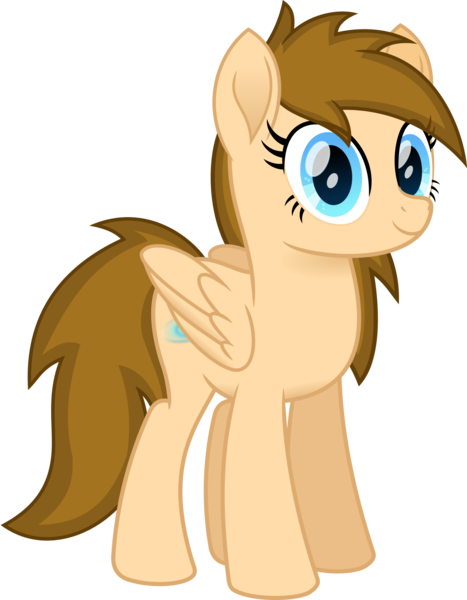 Size: 1514x1945 | Tagged: safe, artist:peahead, derpibooru import, oc, oc:stellar winds, unofficial characters only, pegasus, pony, blue eyes, female, folded wings, looking at you, mare, movie accurate, simple background, smiling, solo, standing, transparent background, vector, wings