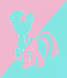 Size: 1920x2232 | Tagged: safe, artist:awesomedude14, derpibooru import, twilight sparkle, pony, unicorn, duotone, female, happy, mare, one hoof raised, simple background, solo