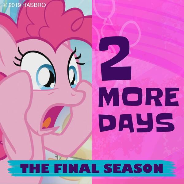 Size: 1080x1080 | Tagged: safe, derpibooru import, official, pinkie pie, pony, season 9, spoiler:s09, :o, countdown, facebook, open mouth, pinkie pie month, season 9 countdown, solo, surprised