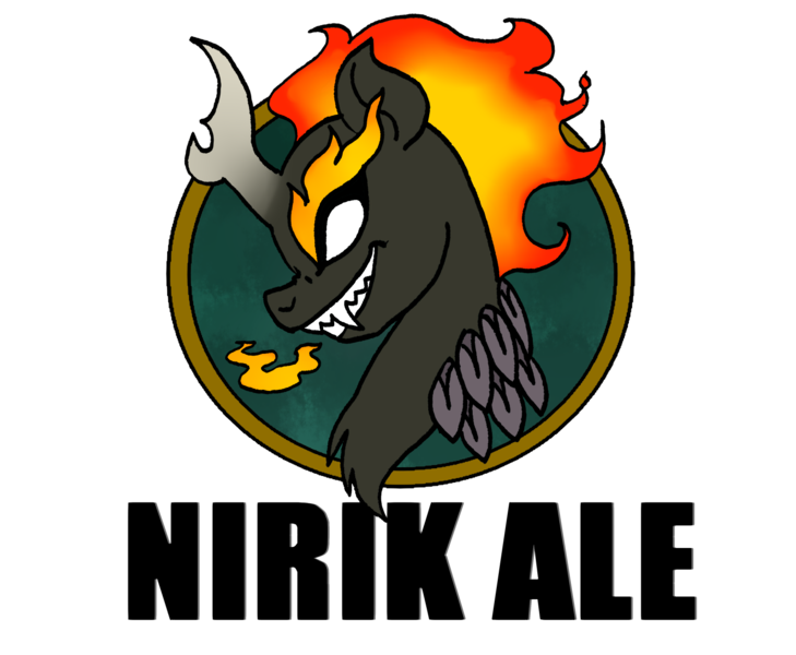 Size: 1457x1200 | Tagged: artist:pony quarantine, derpibooru import, fangs, kirin, kirin beer, kirin beer is pee, logo, nirik, safe, scales, simple background, text, transparent background