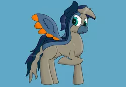 Size: 1816x1264 | Tagged: safe, artist:gamer-shy, derpibooru import, oc, oc:wave bacer, pegasus, pony, odd colors, solo