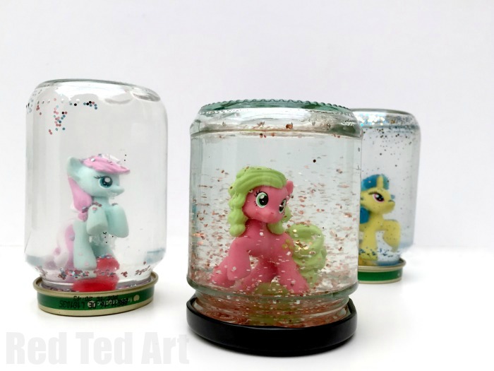 Size: 700x525 | Tagged: artist needed, safe, derpibooru import, pony, jar, merchandise, minifigs, snow globe