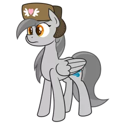 Size: 4688x4688 | Tagged: safe, artist:besttubahorse, derpibooru import, oc, oc:zippy snips, pony, clothes, hat, simple background, transparent background, ushanka, vector