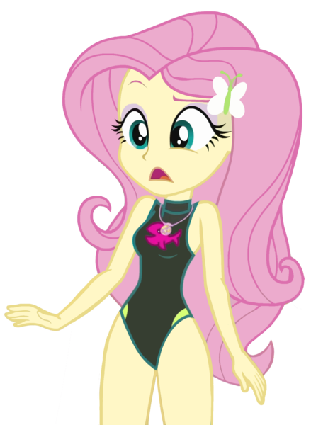 Size: 1408x1924 | Tagged: safe, derpibooru import, edit, edited screencap, editor:steamanddieselman, screencap, fluttershy, blue crushed, equestria girls, equestria girls series, clothes, cute, fluttershy's one-piece swimsuit, image, one-piece swimsuit, png, sexy, shyabetes, simple background, solo, swimsuit, swimsuit edit, transparent background, vector, wetsuit