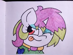 Size: 2560x1920 | Tagged: safe, artist:thebadbadger, derpibooru import, oc, oc:crystal gem, unofficial characters only, pony, unicorn, solo, traditional art