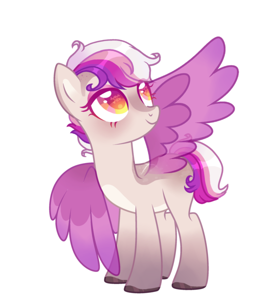 Size: 2445x2620 | Tagged: safe, alternate version, artist:lazuli, artist:zen-pie, derpibooru import, oc, oc:purple strings, unofficial characters only, angel pony, original species, pegasus, pony, angel, base used, bedroom eyes, bone, eyeshadow, female, makeup, mare, punk, shaved head, simple background, skull, skull and crossbones, solo, transparent background, wingding eyes