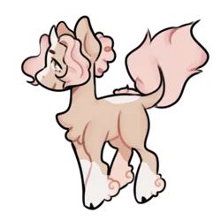 Size: 2000x2000 | Tagged: safe, artist:poofindi, derpibooru import, oc, oc:mary jane, unofficial characters only, kirin, unicorn, happy, race swap