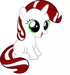 Size: 3784x4032 | Tagged: safe, artist:swiftgaiathebrony, derpibooru import, oc, oc:ruby charm, unofficial characters only, pony, unicorn, blank flank, female, filly, next generation, offspring, parent:flam, parent:rarity, parents:rariflam, simple background, solo, white background