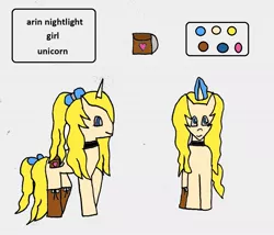 Size: 1173x1002 | Tagged: safe, artist:ask-luciavampire, derpibooru import, oc, oc:arin nightlight, pony, unicorn, tumblr:ask-the-city-ponys, 1000 hours in ms paint, female, mare, profile, solo, tumblr