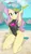 Size: 720x1240 | Tagged: safe, artist:ta-na, derpibooru import, fluttershy, starfish, equestria girls, adorasexy, armpits, beach, belly button, clothes, cute, diving goggles, flip-flops, fluttershy's one-piece swimsuit, geode of fauna, image, jewelry, magical geodes, necklace, one-piece swimsuit, png, rock, sandals, sexy, shore, shyabetes, snorkel, solo, swimsuit, thighs, wet