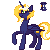 Size: 50x50 | Tagged: safe, artist:umbex, derpibooru import, oc, oc:time vortex (th3bluerose), unofficial characters only, alicorn, pony, animated, bouncing, commissioner:th3bluerose, doctor who, gif, pixel art, tardis