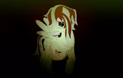 Size: 1139x720 | Tagged: semi-grimdark, artist:sorrowfuldownpour, derpibooru import, oc, oc:gloomy feathers, unofficial characters only, pony, blood, crying, cutting, depression, emo, male, razor blade, self harm, stallion