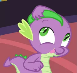 Size: 579x552 | Tagged: celestial advice, claws, cropped, derpibooru import, dragon, male, safe, screencap, season 7, solo, spike